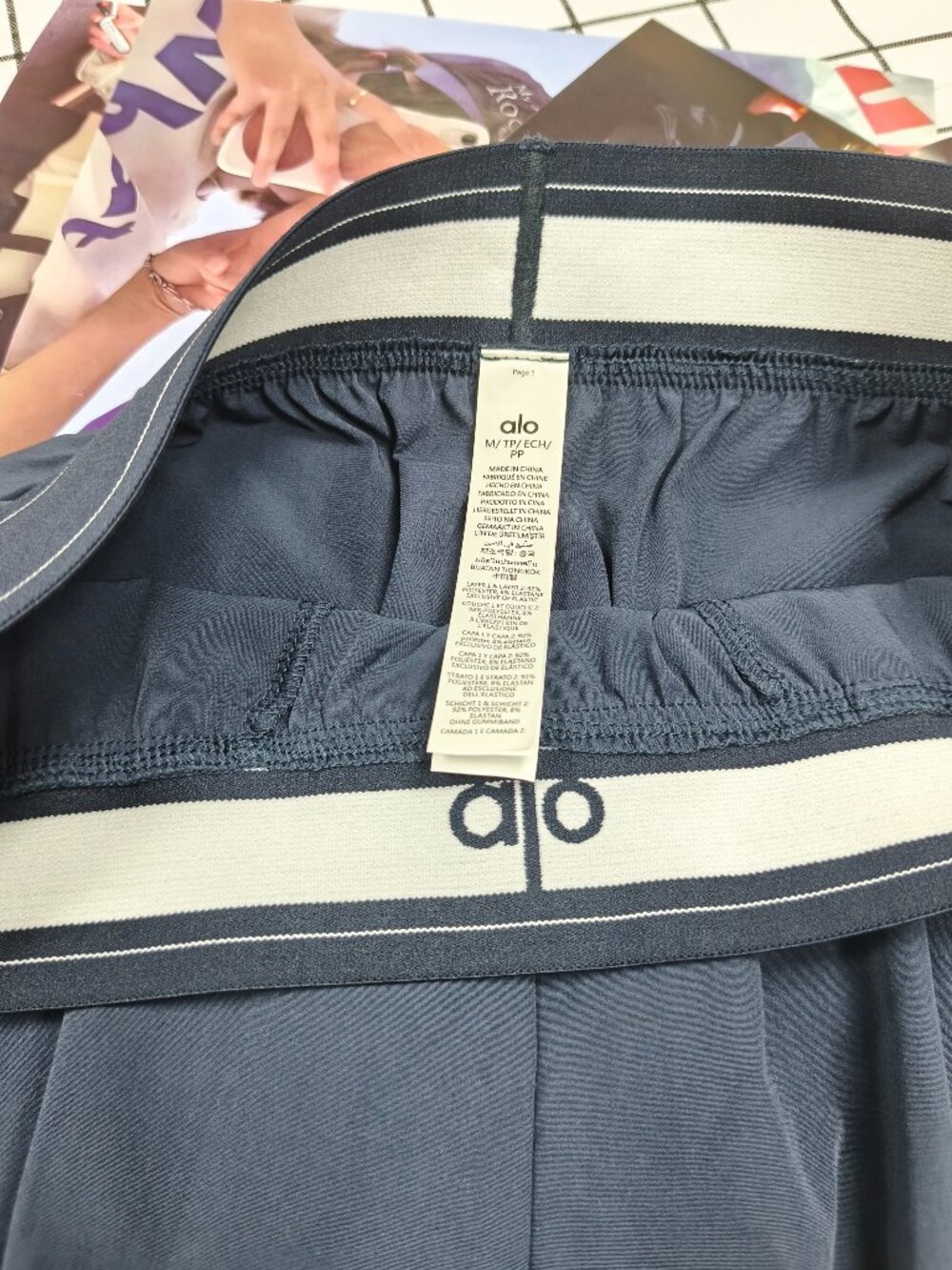 Alo Yoga Daily Commute Casual Navy Blue Pants New With Tags Regular 30" Inseam🥰 - Picture 5 of 8